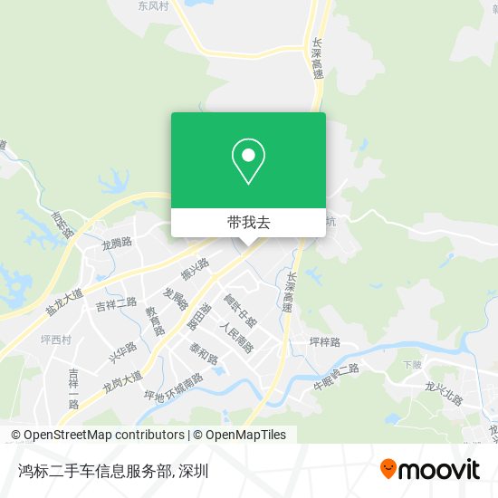 鸿标二手车信息服务部地图
