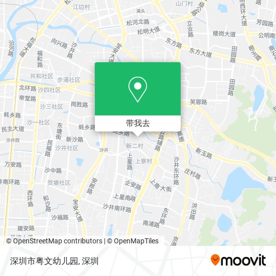 深圳市粤文幼儿园地图