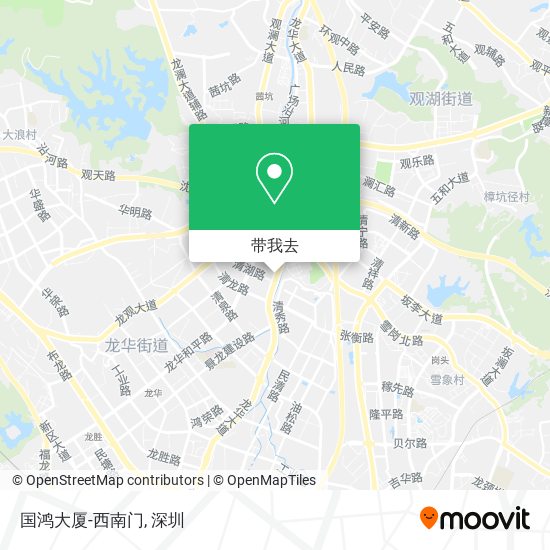 国鸿大厦-西南门地图