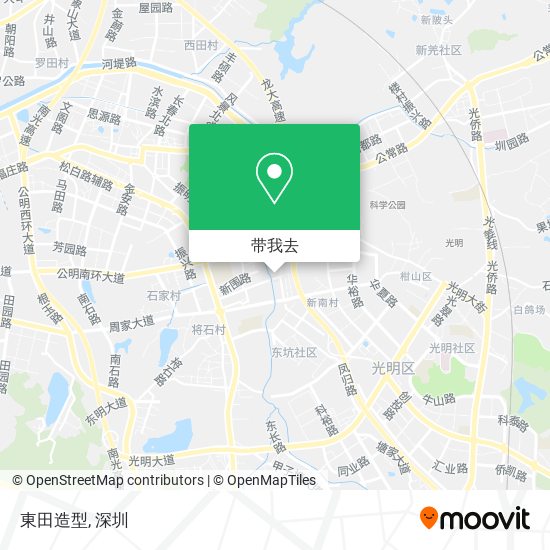 東田造型地图