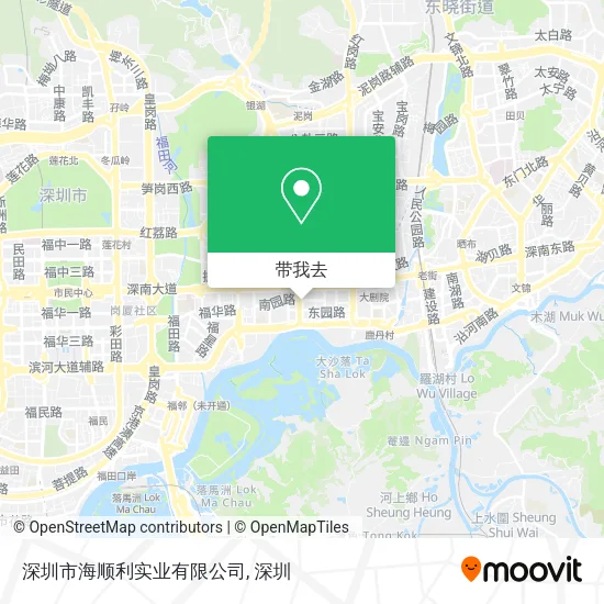 深圳市海顺利实业有限公司地图