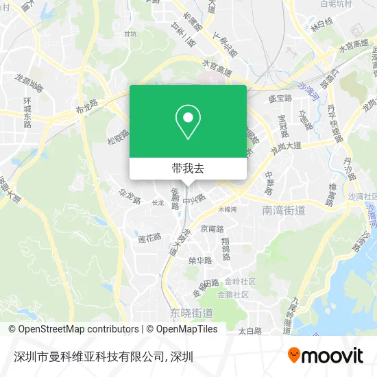 深圳市曼科维亚科技有限公司地图