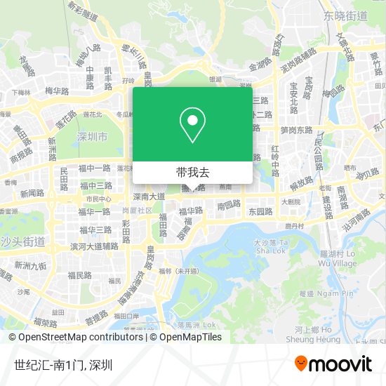 世纪汇-南1门地图