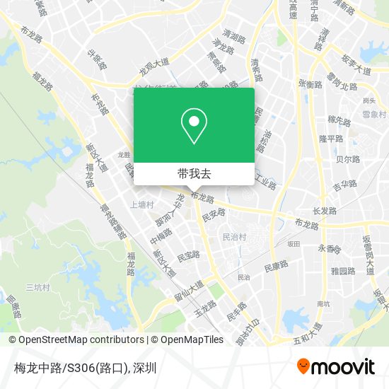 梅龙中路/S306(路口)地图