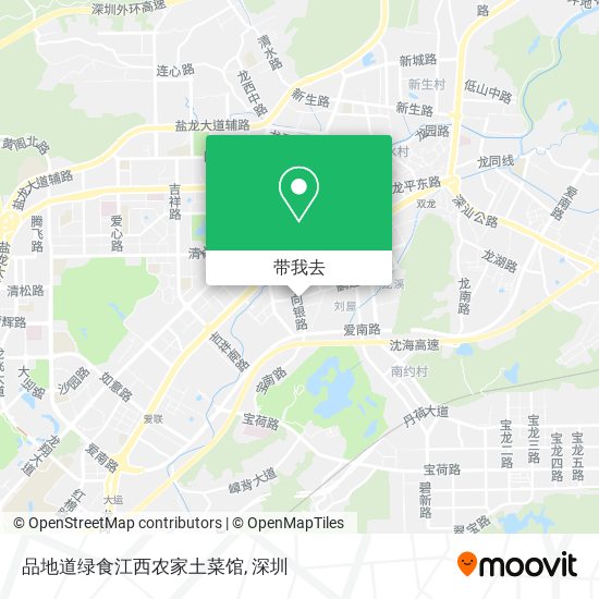 品地道绿食江西农家土菜馆地图