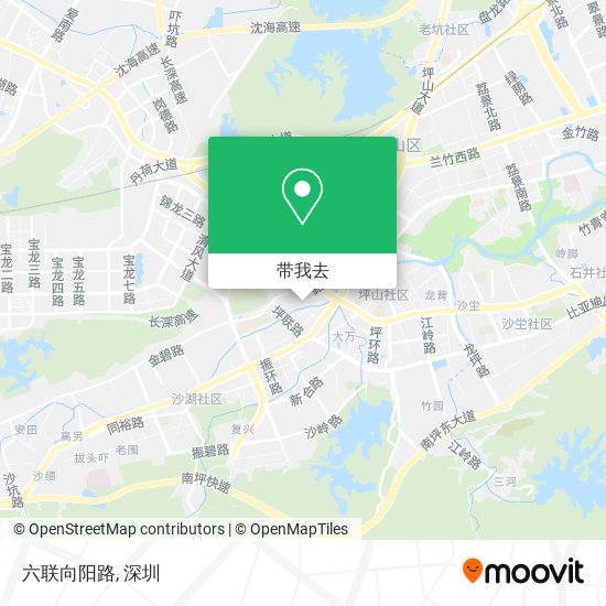 六联向阳路地图