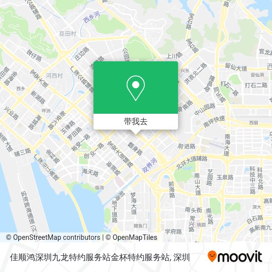 佳顺鸿深圳九龙特约服务站金杯特约服务站地图