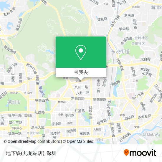 地下铁(九龙站店)地图