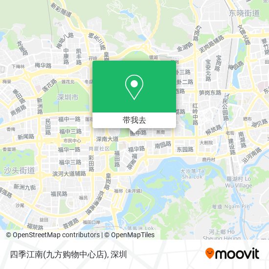 四季江南(九方购物中心店)地图