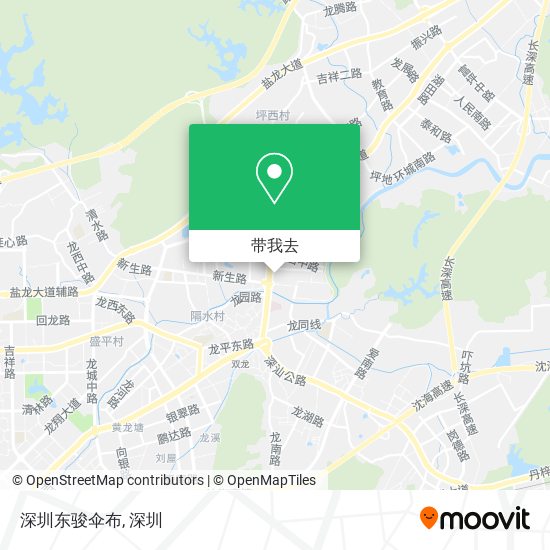 深圳东骏伞布地图