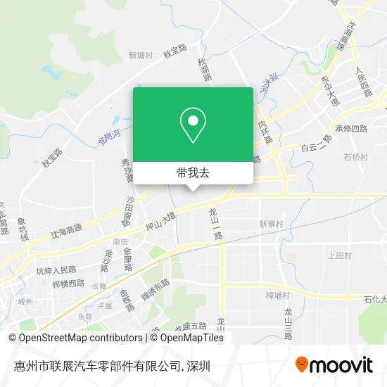 惠州市联展汽车零部件有限公司地图