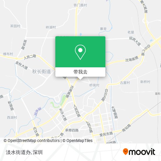 淡水街道办地图