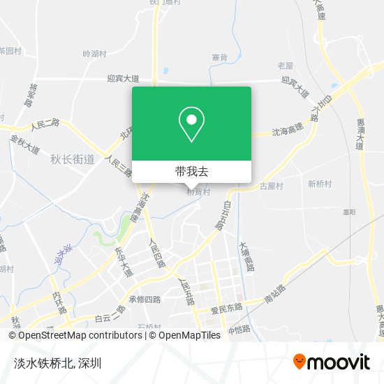 淡水铁桥北地图