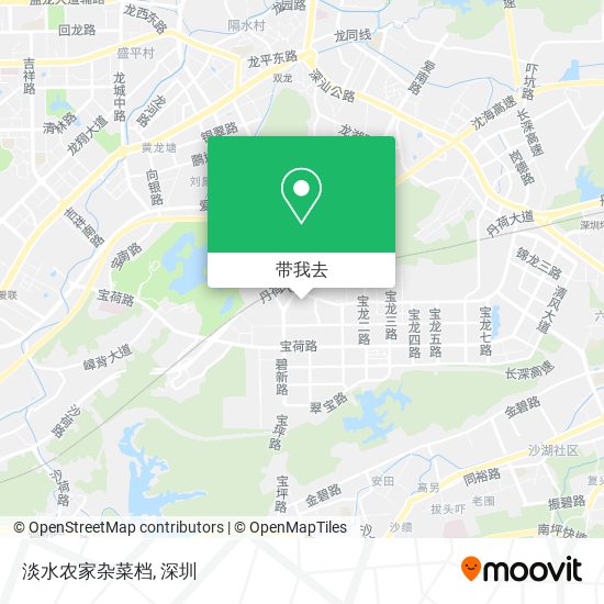 淡水农家杂菜档地图