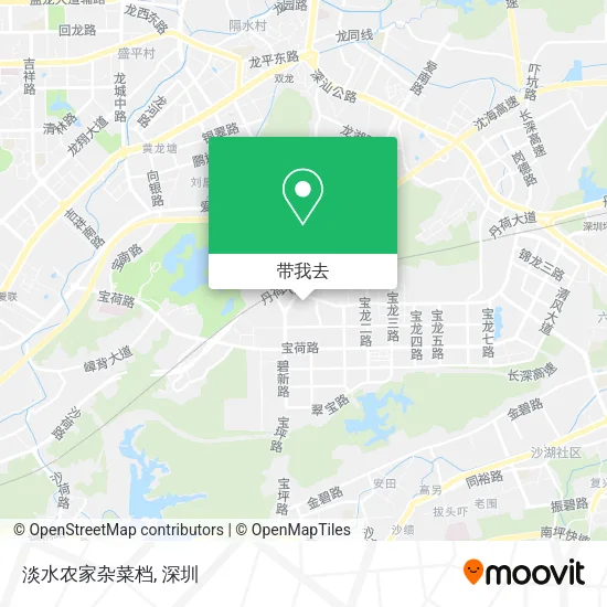 淡水农家杂菜档地图