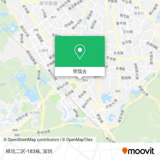 樟坑二区-183栋地图
