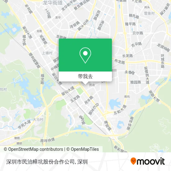 深圳市民治樟坑股份合作公司地图