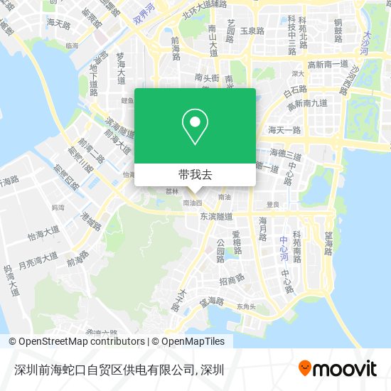 深圳前海蛇口自贸区供电有限公司地图