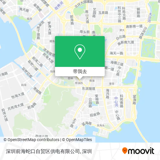 深圳前海蛇口自贸区供电有限公司地图
