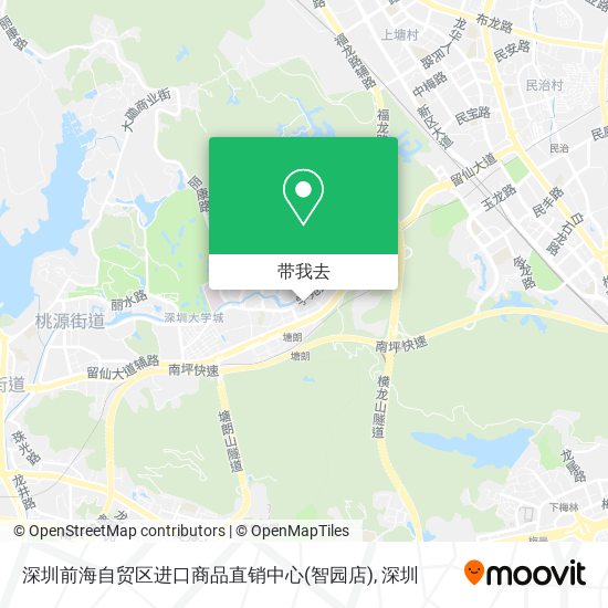 深圳前海自贸区进口商品直销中心(智园店)地图