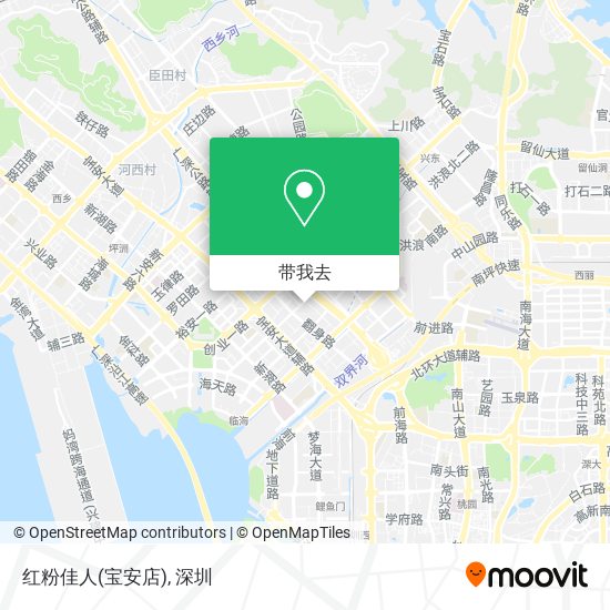 红粉佳人(宝安店)地图