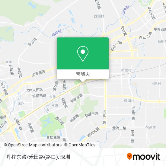 丹梓东路/禾田路(路口)地图