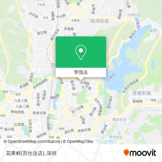 花果鲜(百仕达店)地图