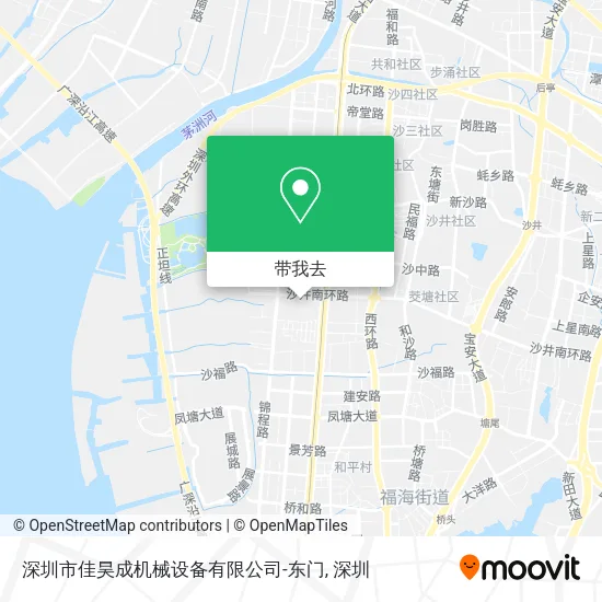 深圳市佳昊成机械设备有限公司-东门地图