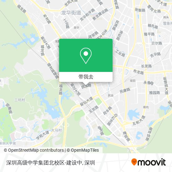 深圳高级中学集团北校区-建设中地图