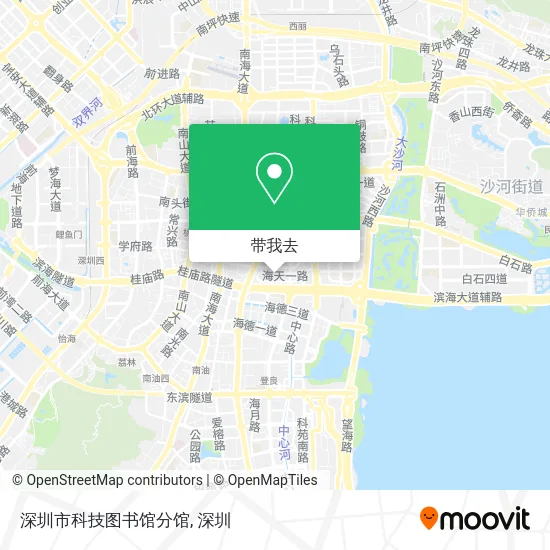 深圳市科技图书馆分馆地图