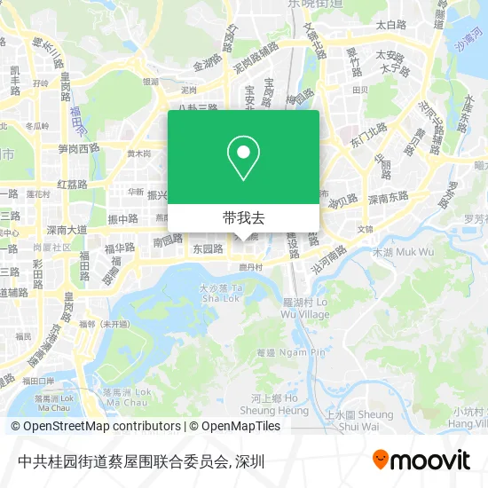 中共桂园街道蔡屋围联合委员会地图