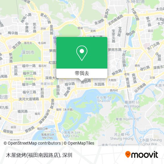 木屋烧烤(福田南园路店)地图