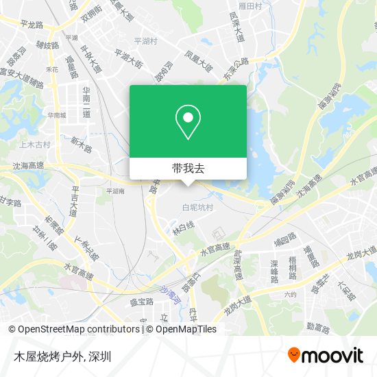 木屋烧烤户外地图