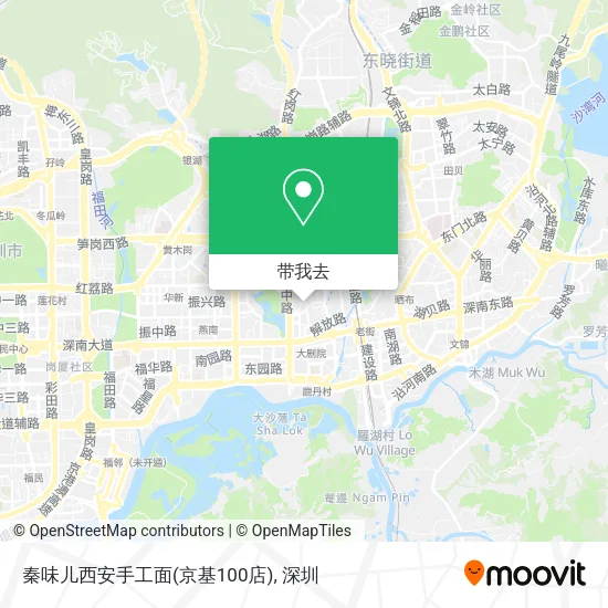 秦味儿西安手工面(京基100店)地图
