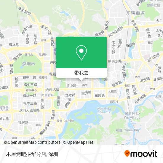 木屋烤吧振华分店地图