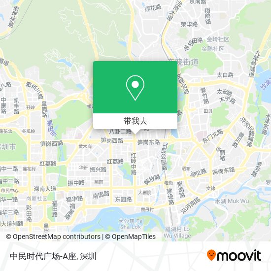 中民时代广场-A座地图