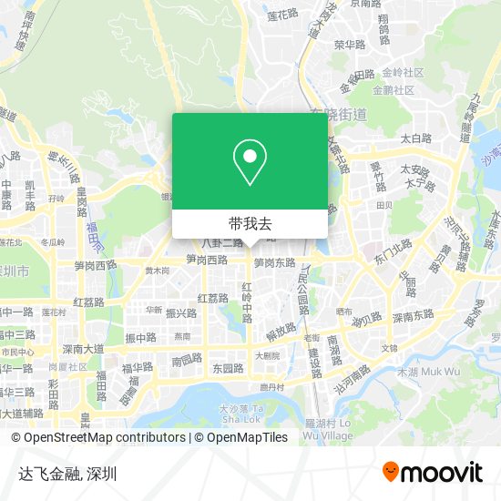 达飞金融地图