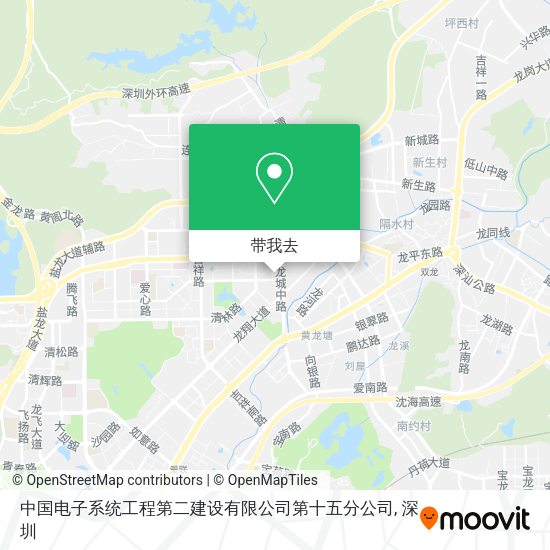 中国电子系统工程第二建设有限公司第十五分公司地图