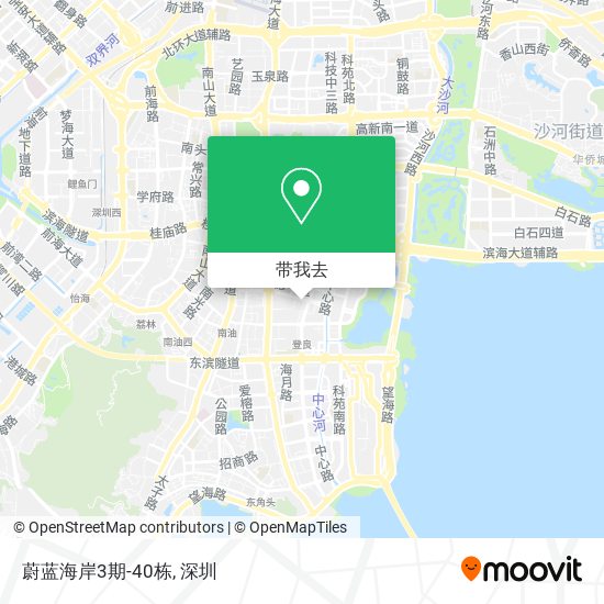 蔚蓝海岸3期-40栋地图