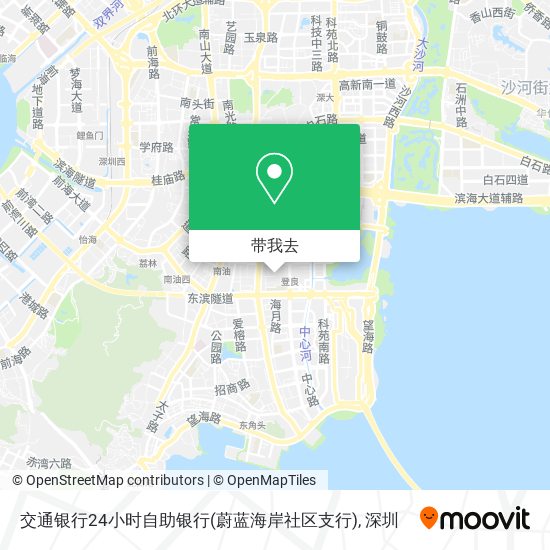 交通银行24小时自助银行(蔚蓝海岸社区支行)地图