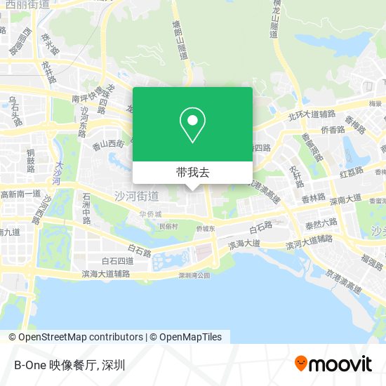 B-One 映像餐厅地图