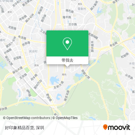 好印象精品百货地图