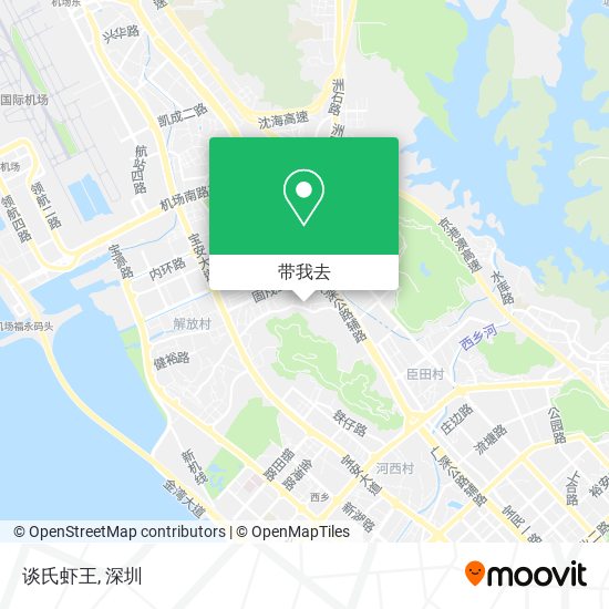 谈氏虾王地图