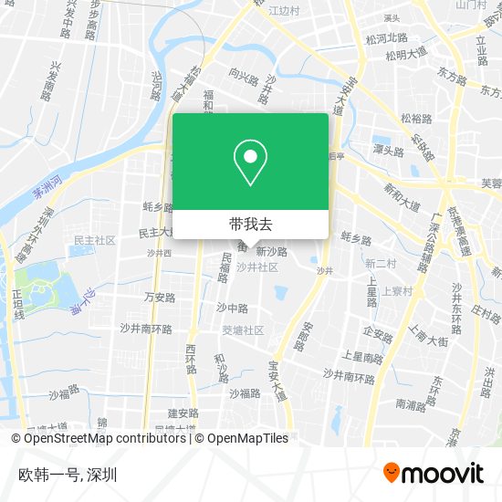 欧韩一号地图