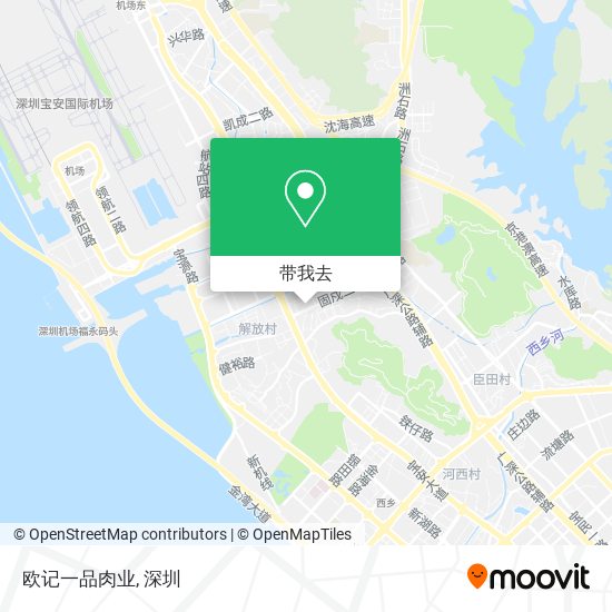 欧记一品肉业地图