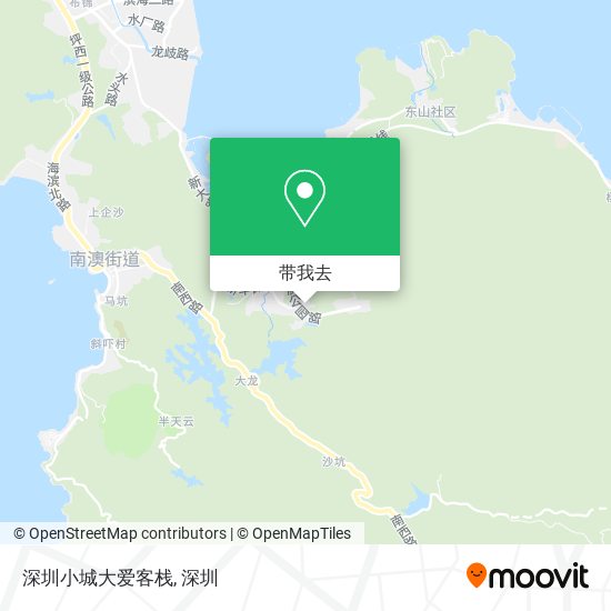 深圳小城大爱客栈地图
