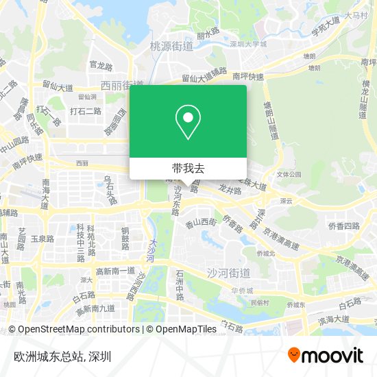 欧洲城东总站地图