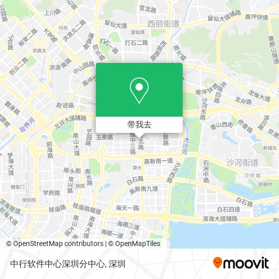 中行软件中心深圳分中心地图