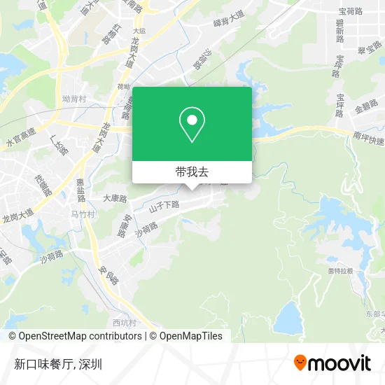 新口味餐厅地图