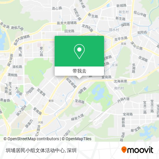 圳埔居民小组文体活动中心地图
